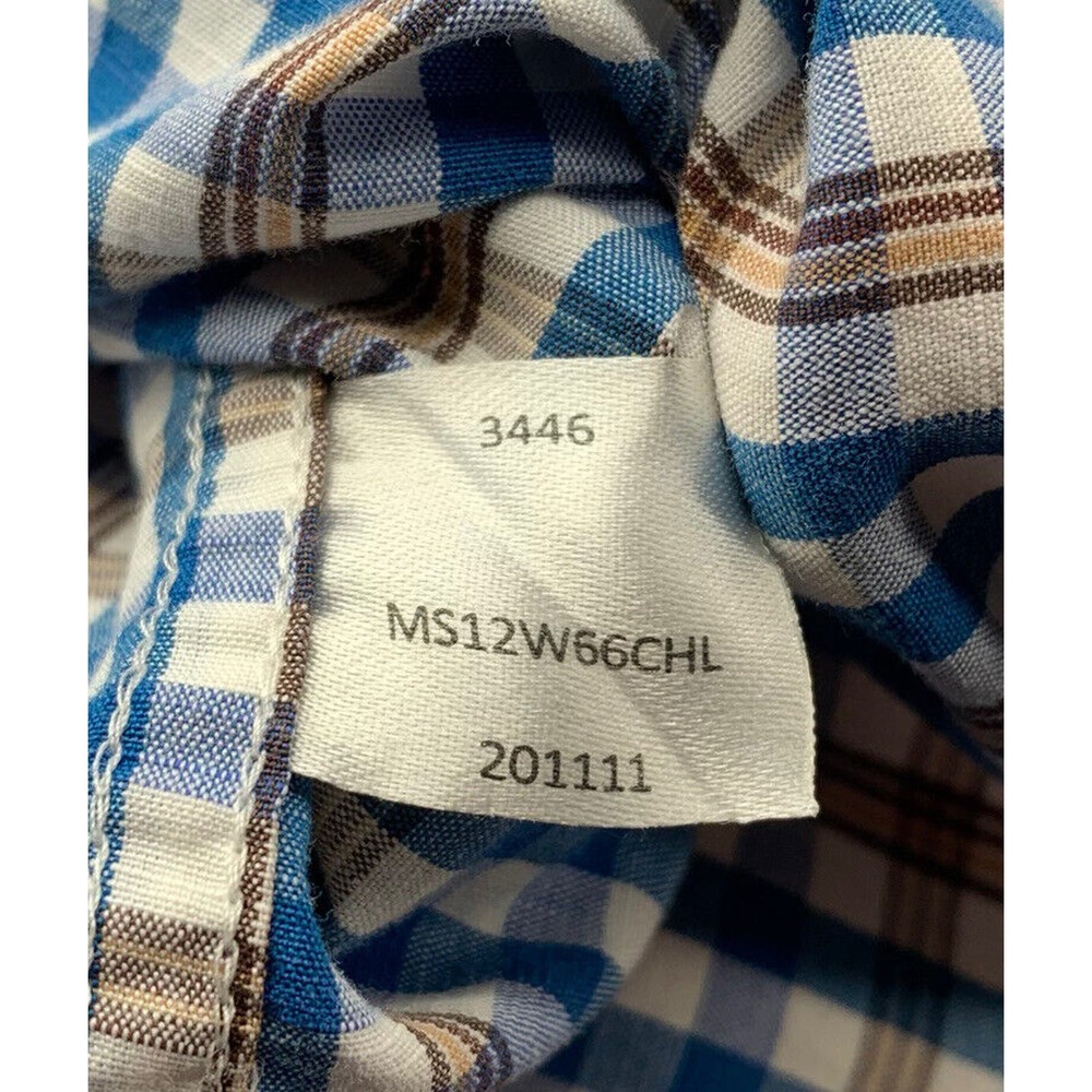 Peter Millar Button Up Shirt Mens Large L Check Plaid Golf Preppy School Comfort - Picture 12 of 13